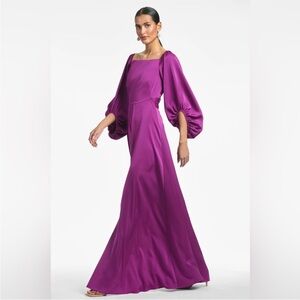 Sachin Babi Bryant Sparkling Grape Gown 6
